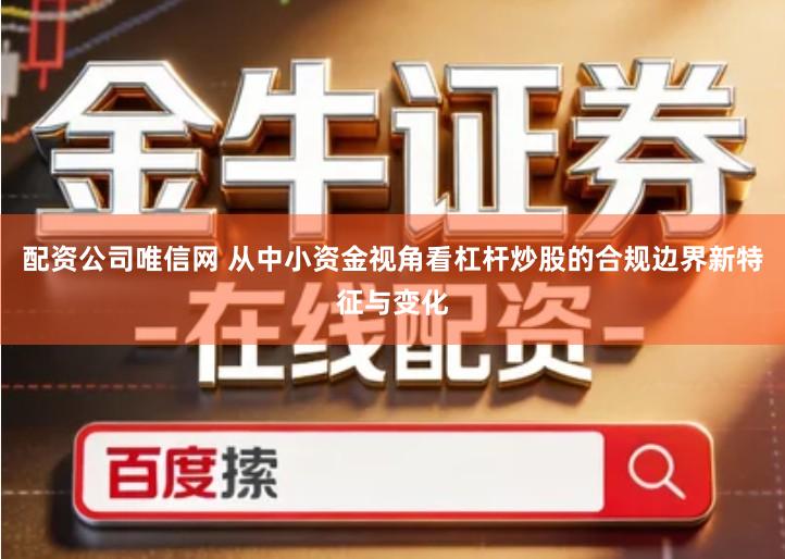 配资公司唯信网 从中小资金视角看杠杆炒股的合规边界新特征与变化