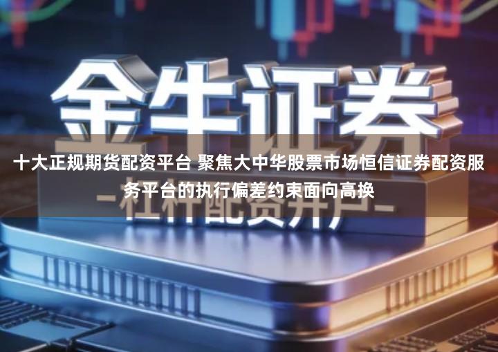 十大正规期货配资平台 聚焦大中华股票市场恒信证券配资服务平台的执行偏差约束面向高换